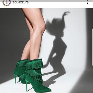 💚Aquazurra Soutage Tassel Bootie 💚